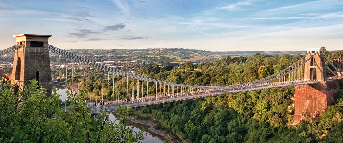 The Clifton suspension bridge, Bristol